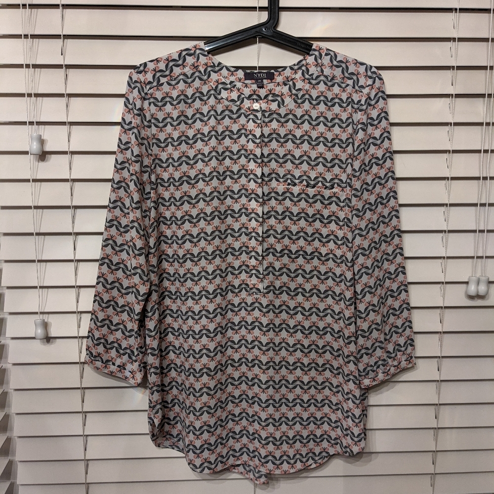 NYDJ 3/4 Sleeve Blouse